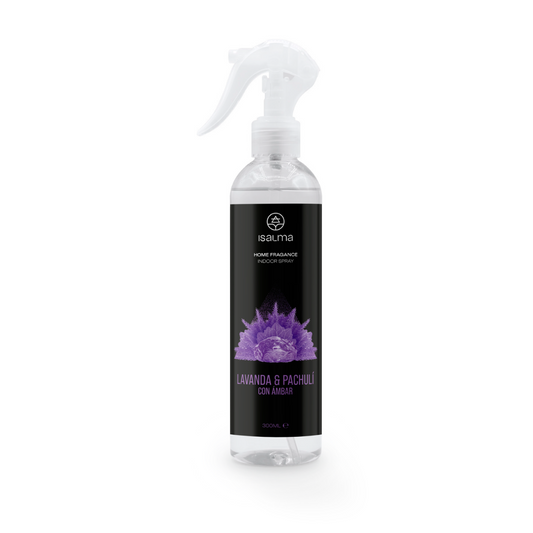 Home spray lavanda y pachulí con ámbar